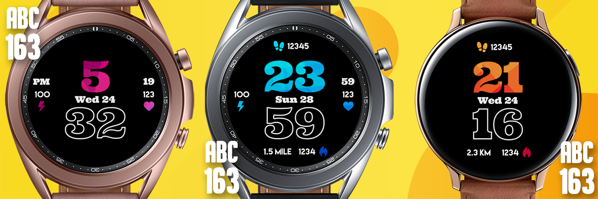 New variant of lowpoly pattern... - ABC Watchface Studio