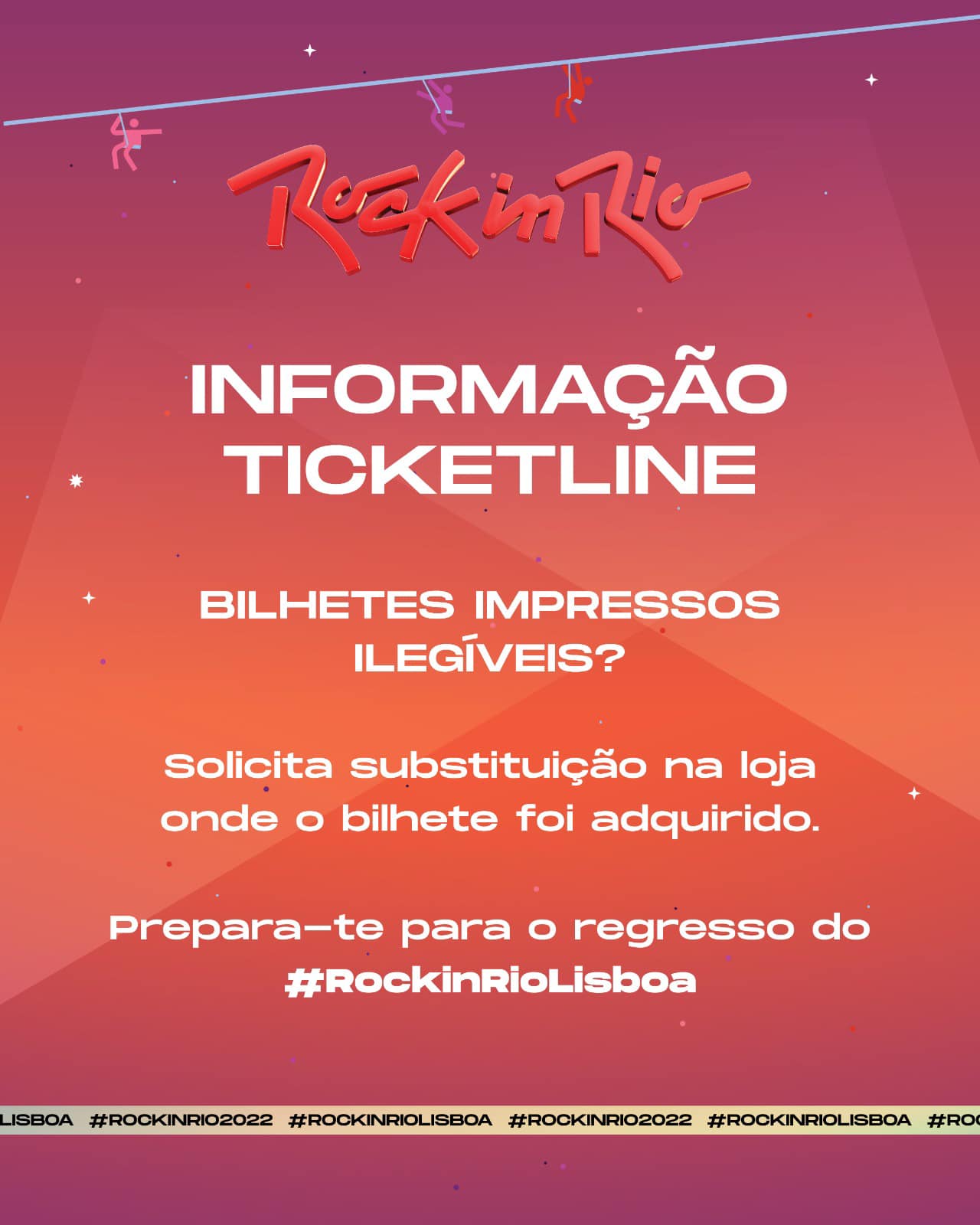 ⚠️ Informação Útil ⚠️ 🗓️ 18, 19, 25... - Ticketline Portugal