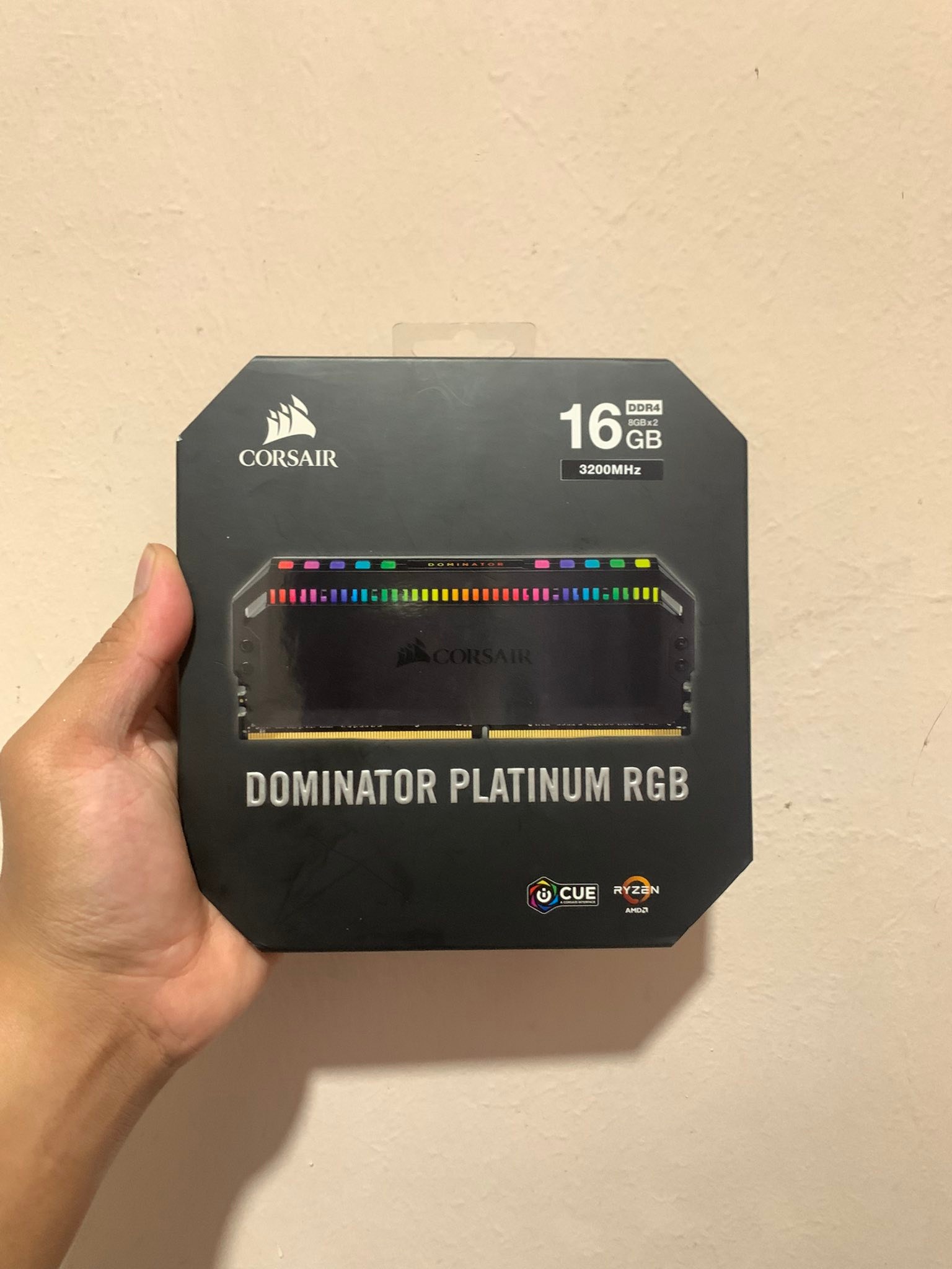 Corsair Dominator Platinum RGB 16GB (2 x 8GB) DDR4 3200Mhz Desktop Ram