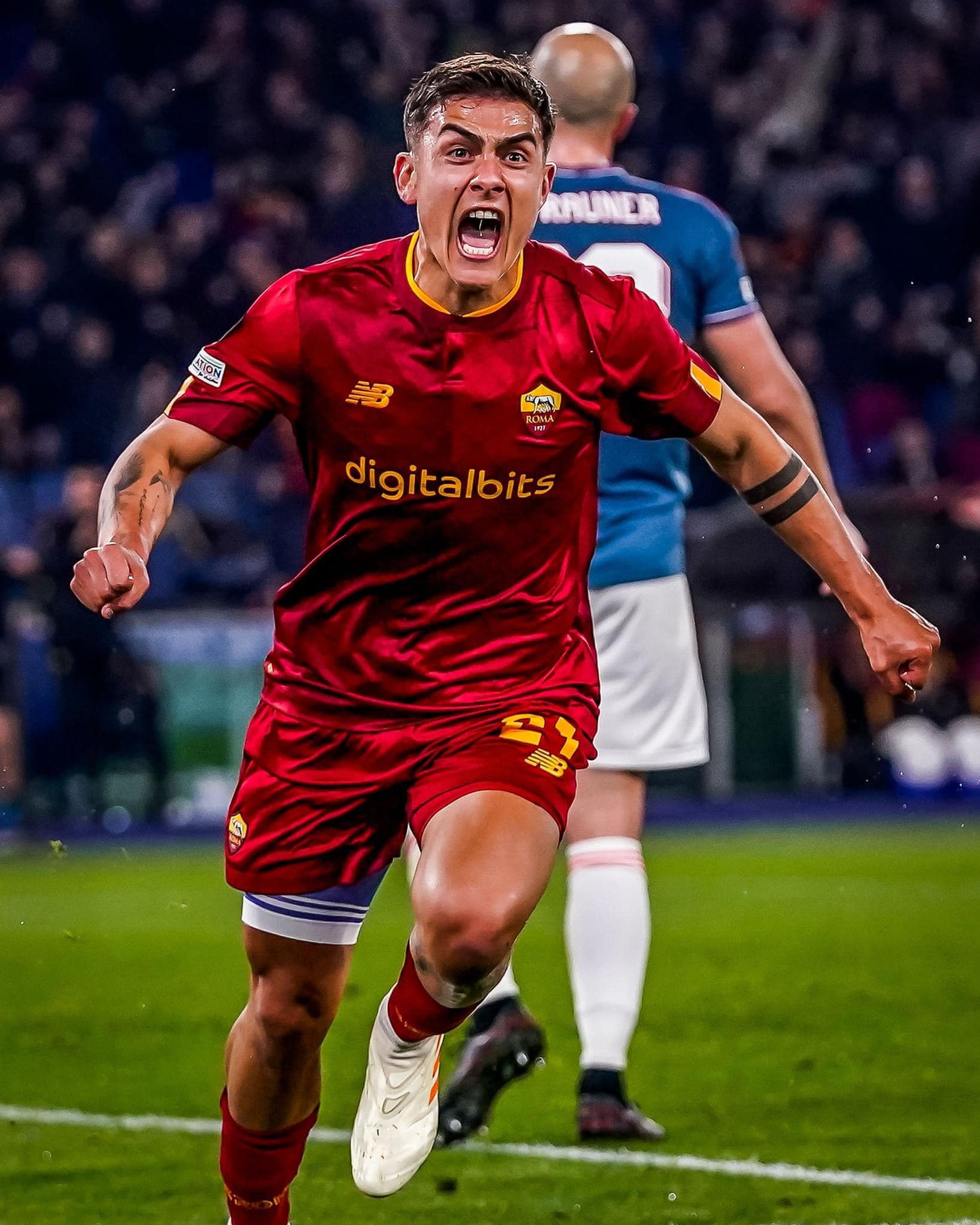 AS Roma 23-24 Home Kit #21 DYBALA