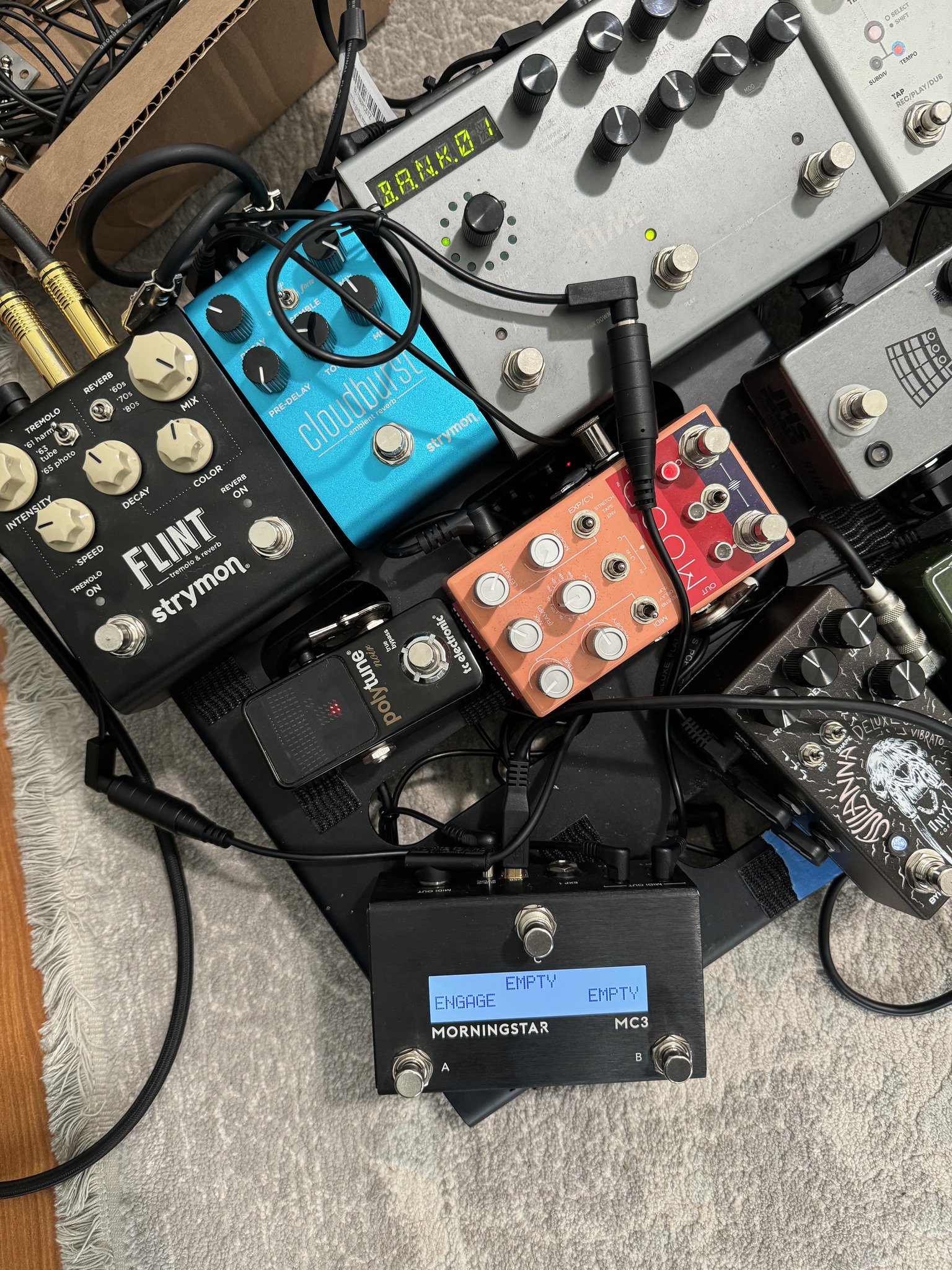 Using Morningstar MC3 with Strymon Flint and Deco