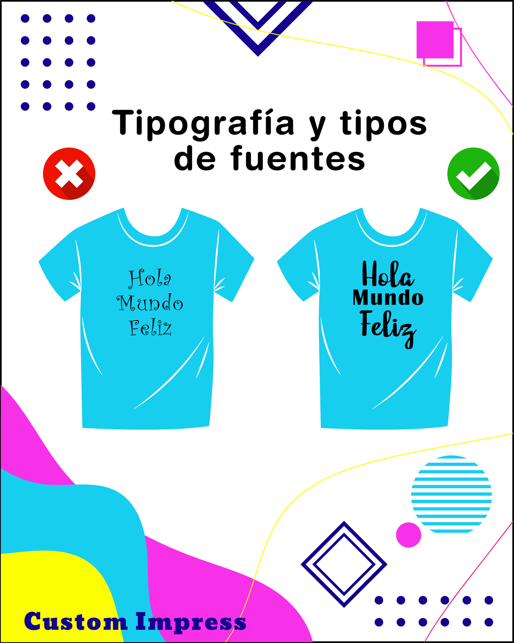 Custom Impress - Tipografía en el Arte es como se ve las palabras. Es ...