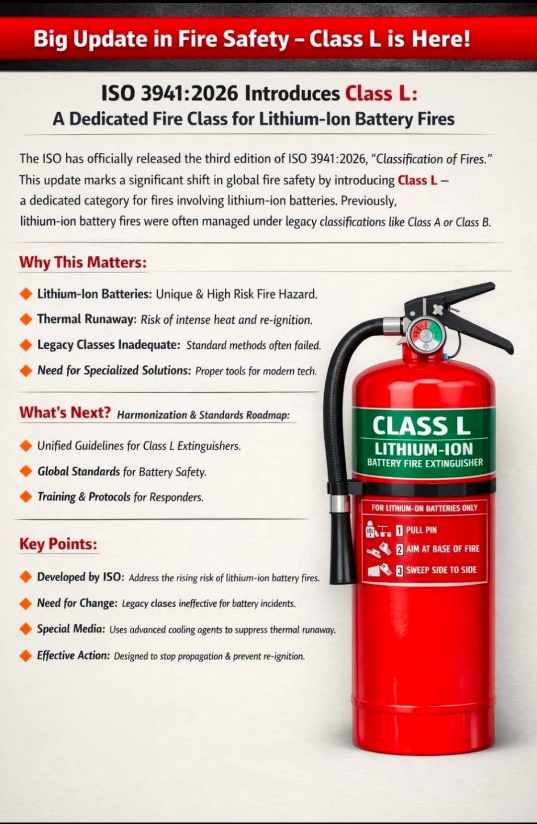 Ismail Saad - CLASS L FIRE EXTINGUISHER Big Update in... | Facebook