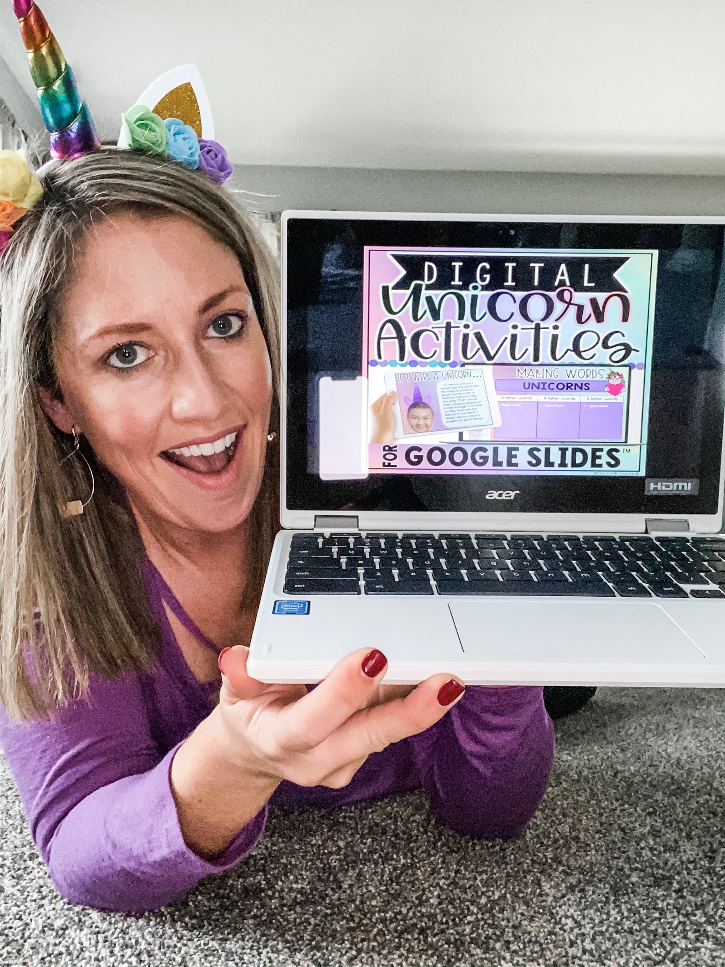 The Techie Teacher - DIGITAL Unicorn Themed Activities in Google Slides ...