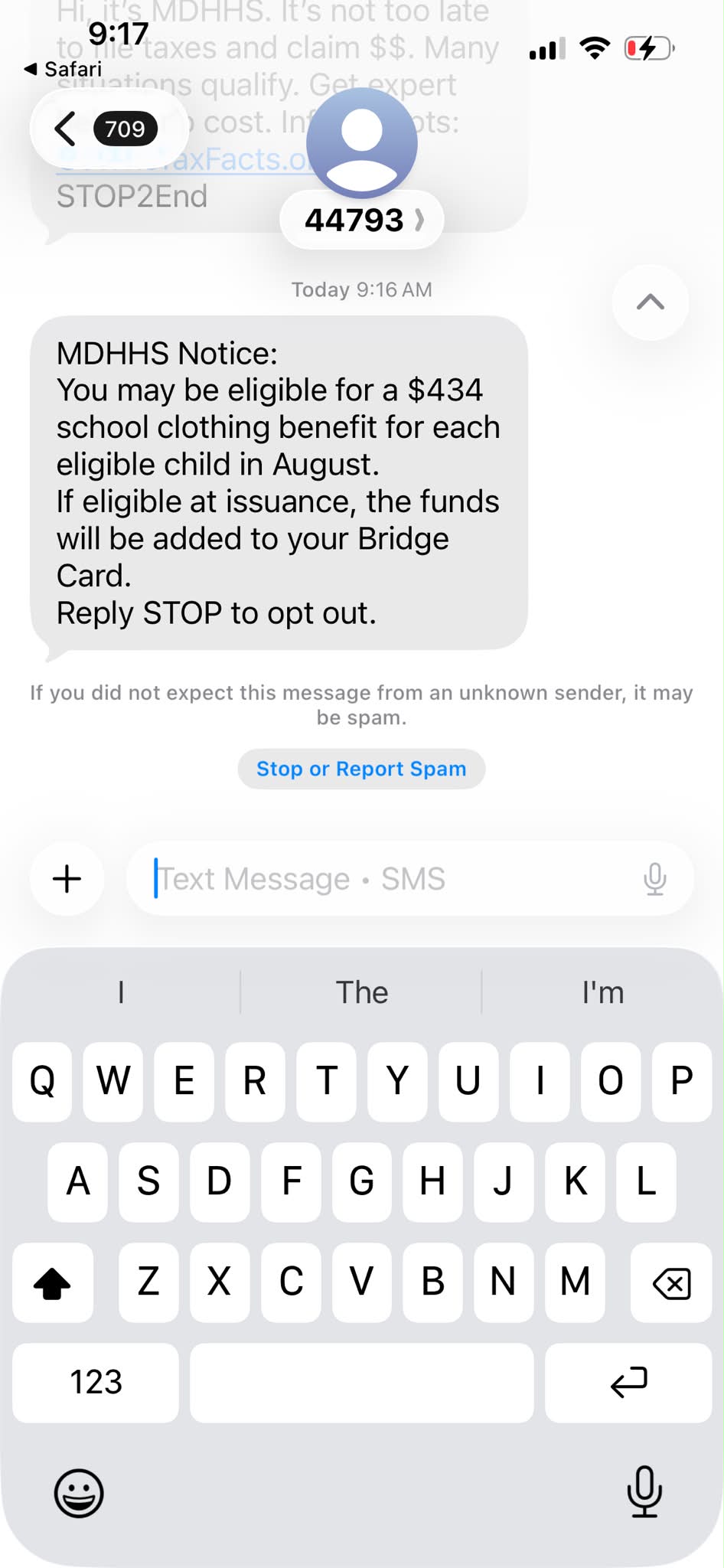 They literally just sent this text ! So it's coming yall