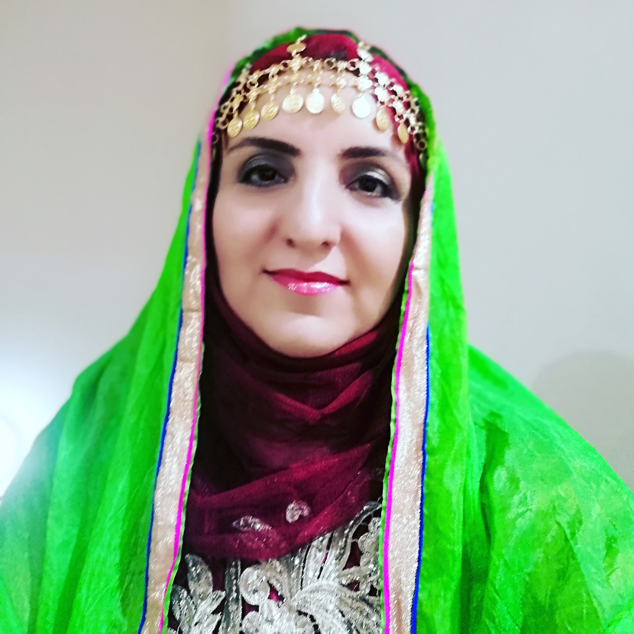 Oman women's cultural dress on national day