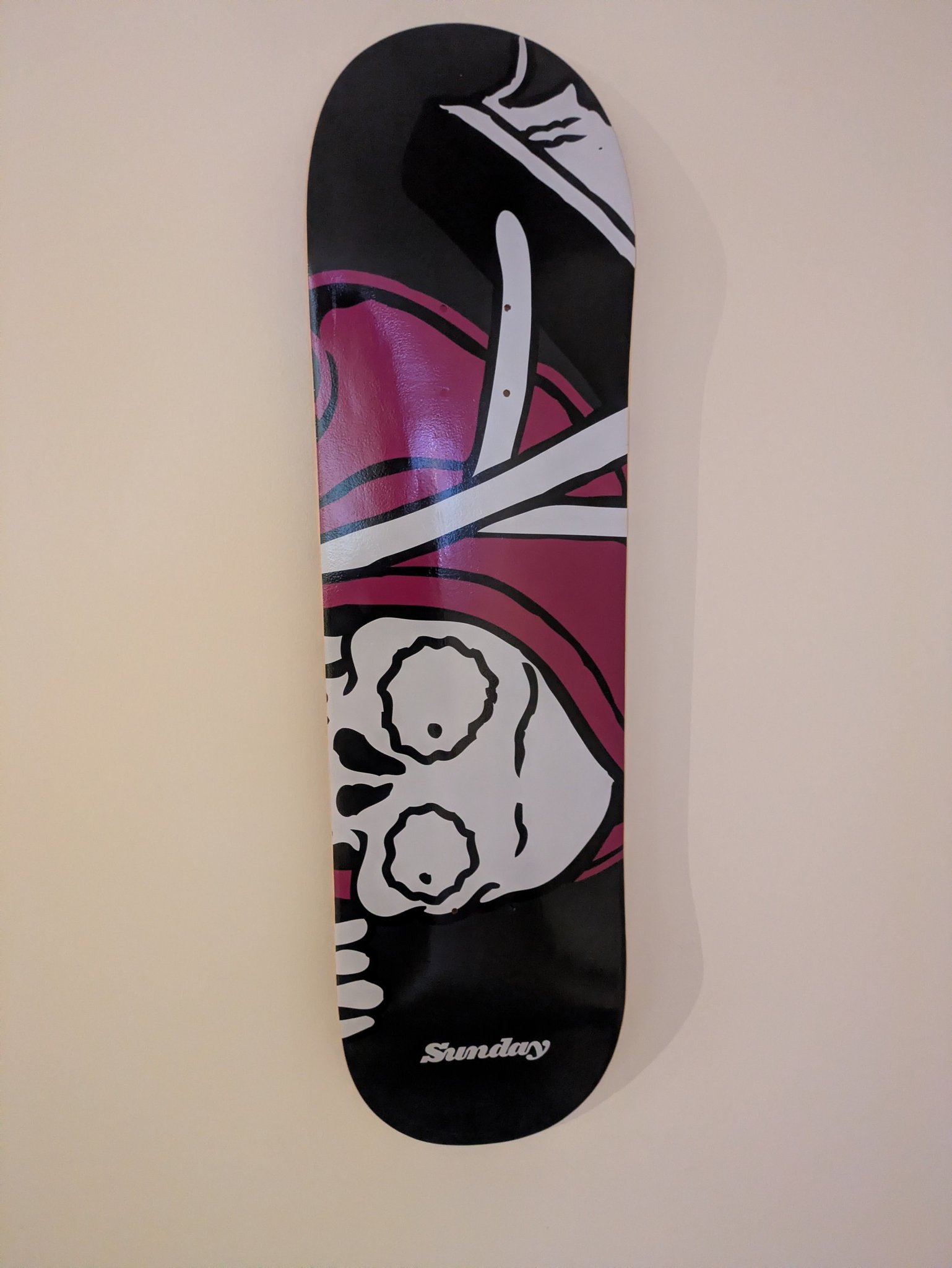 Rare 90s Maple Mexico Skateboard Deck Berserk Dragonslayer Anime