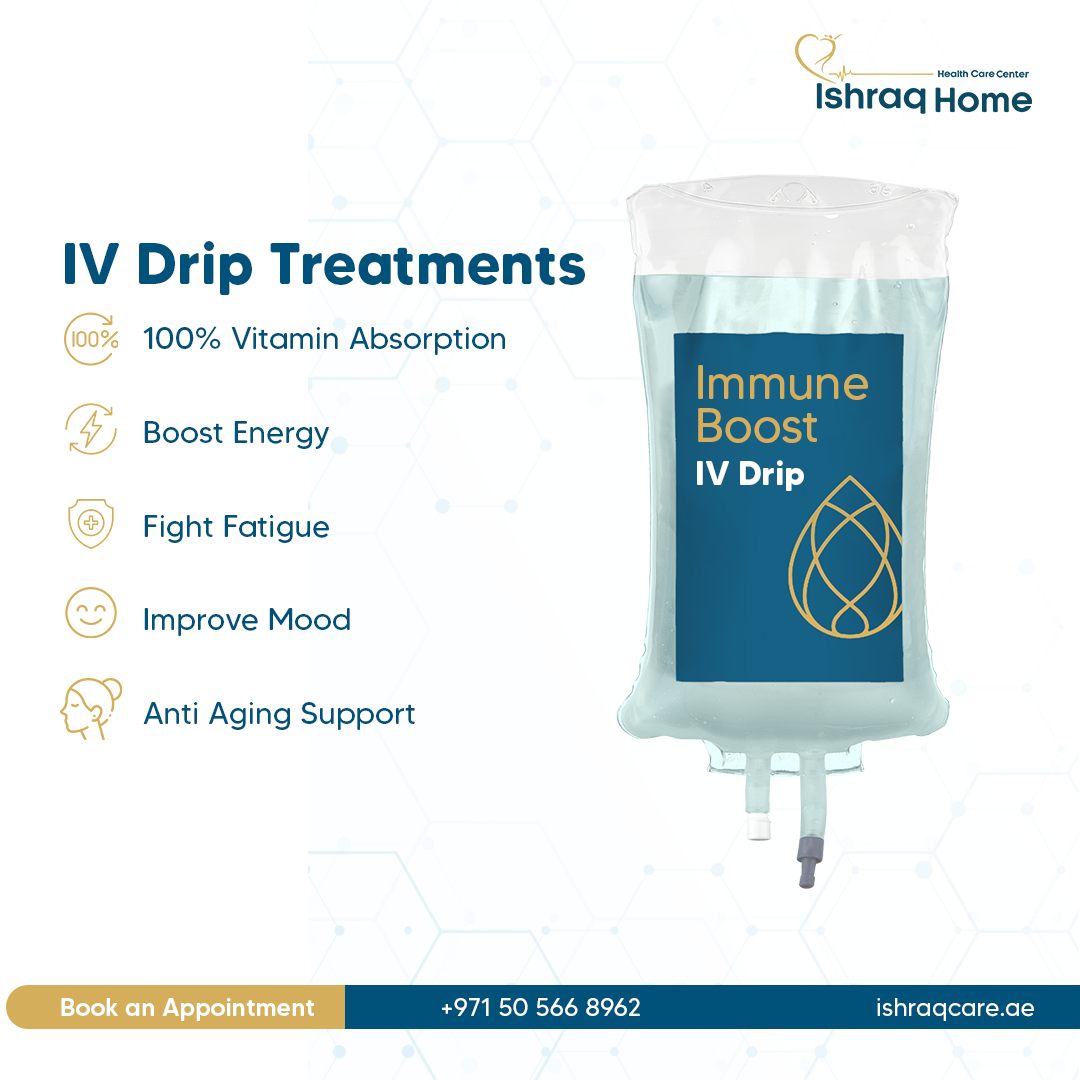 Ishraq - Experience the convenience of IV Drip therapy in the comfort ...