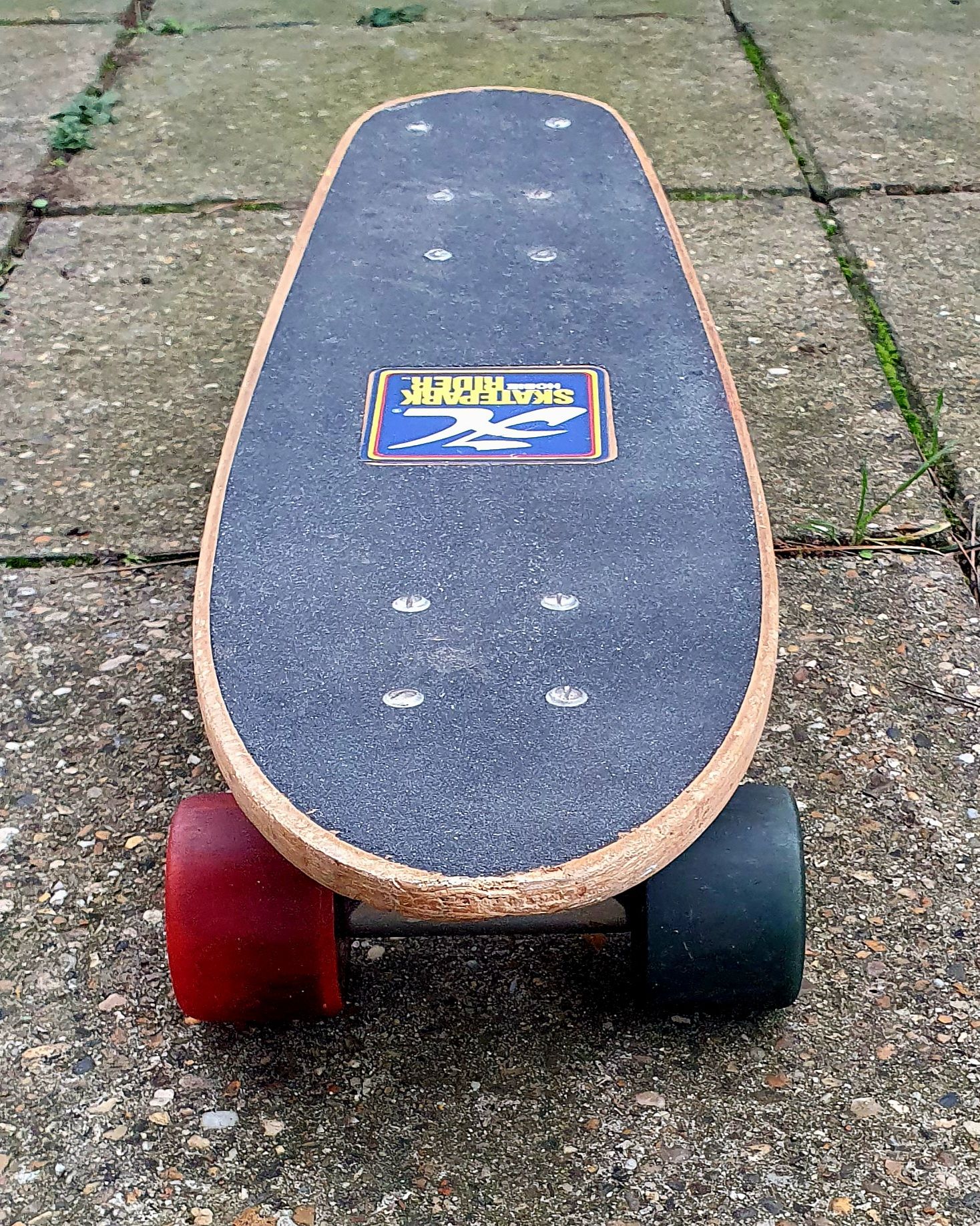 Vintage Hobie-Flex Skateboard with Tracker Trucks and Hobie Wheels