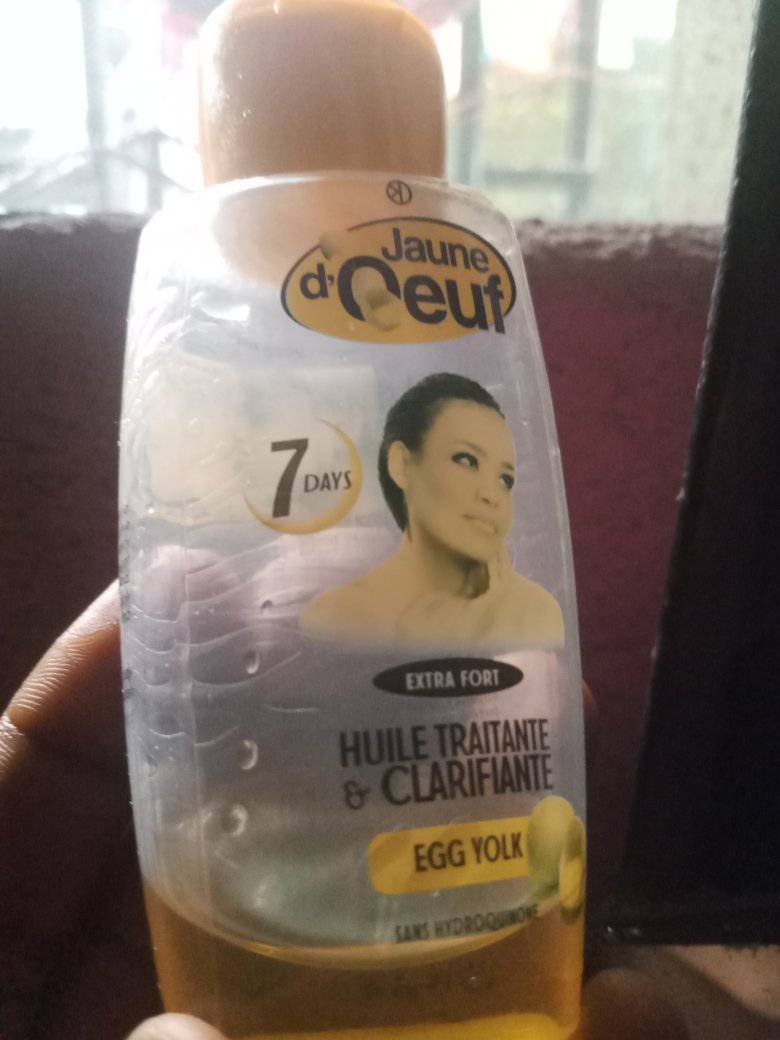 Crème éclaircissante JAUNE D'ŒUF - Anti-taches, Extra Fort, 450ml, Pour Le Corps Et Le Visage
