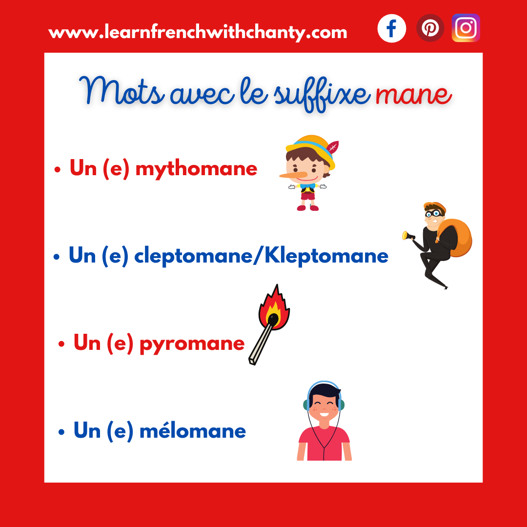#Vocabulary ️French words... - Learn French With Chanty