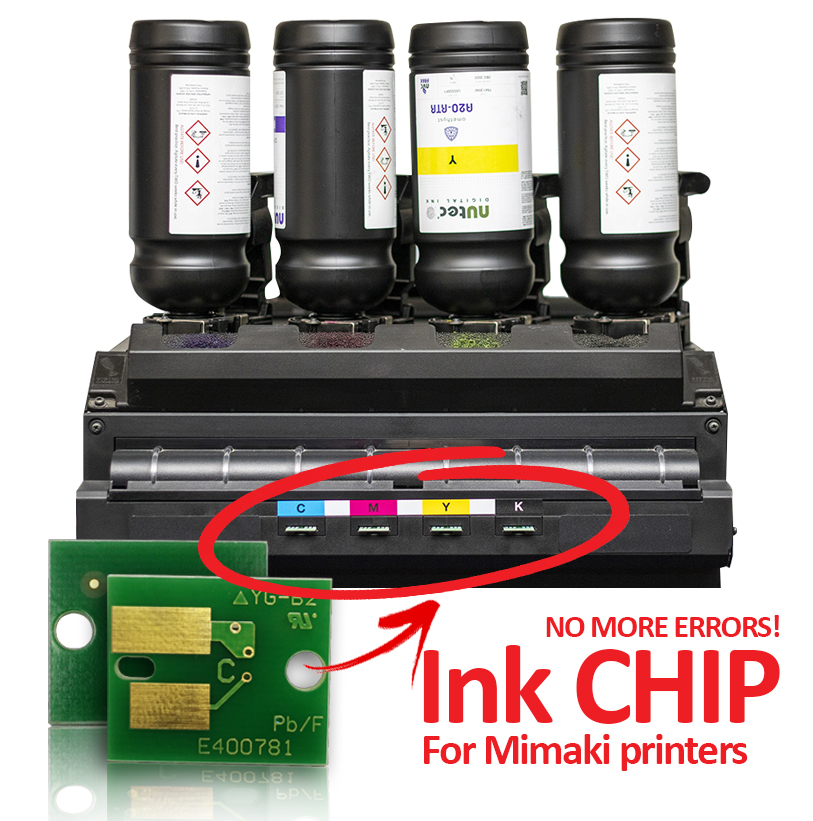 Printing-Parts - 💙C ️M 💛Y 🖤K (Black) Get a bakup set of INK CHIPS! Use ...