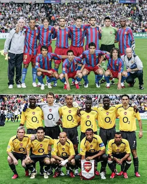 In the 2006 UEFA Champions League final, Thierry Henry, then