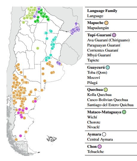 Big Data & Data Science Chile | 🗣️ Lenguas indígenas habladas en ...