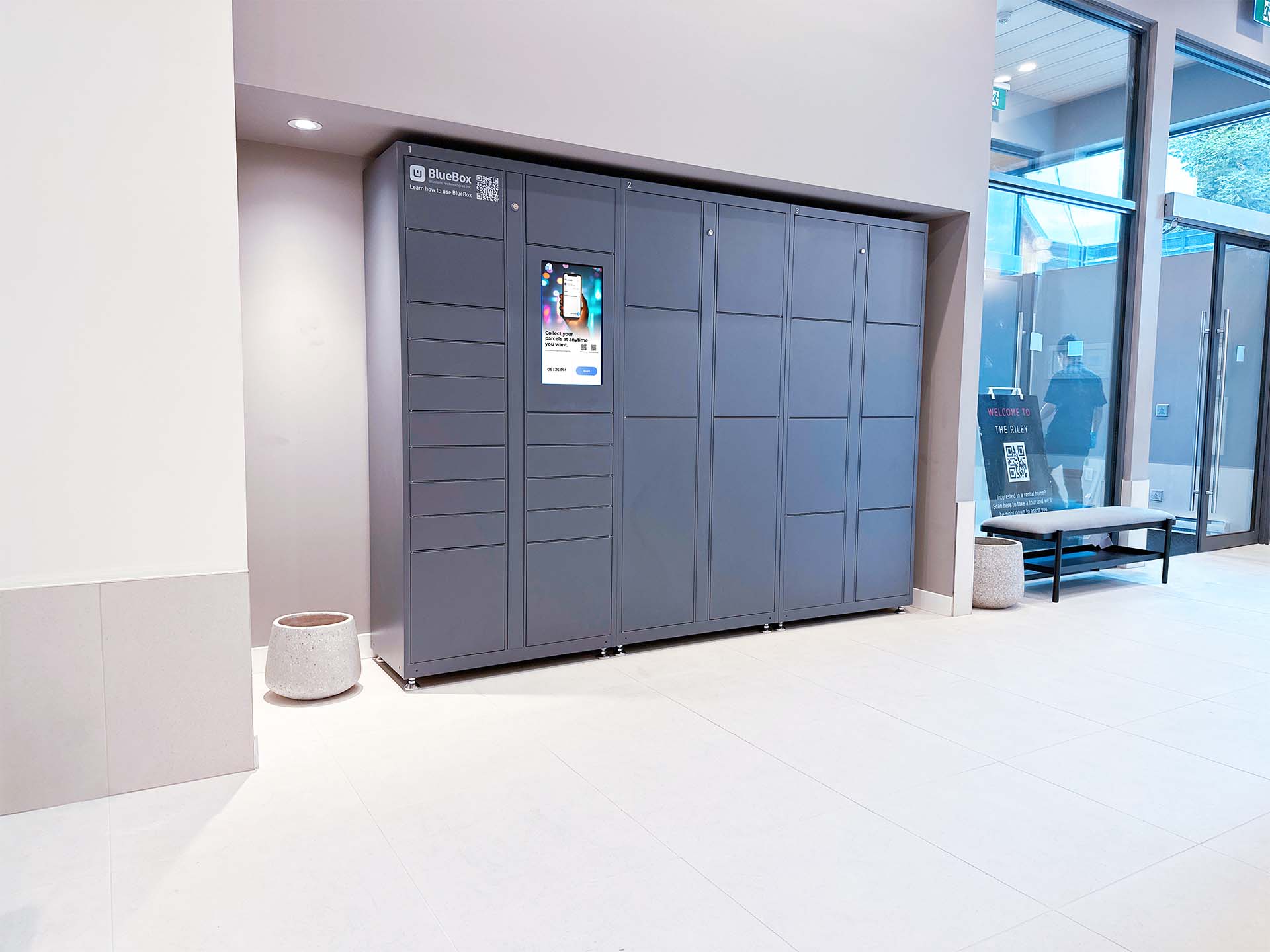 BlueBox - 📦 Introducing BlueBox Parcel Lockers at The Riley by Strand ...