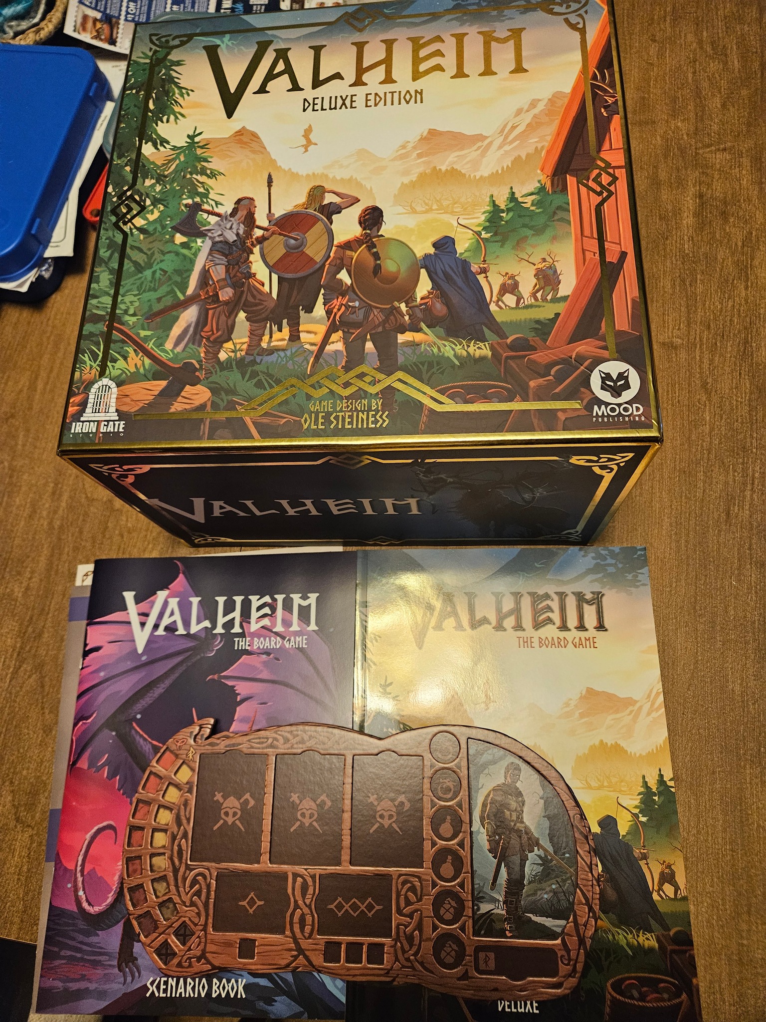 Unboxing Valheim board game deluxe edition