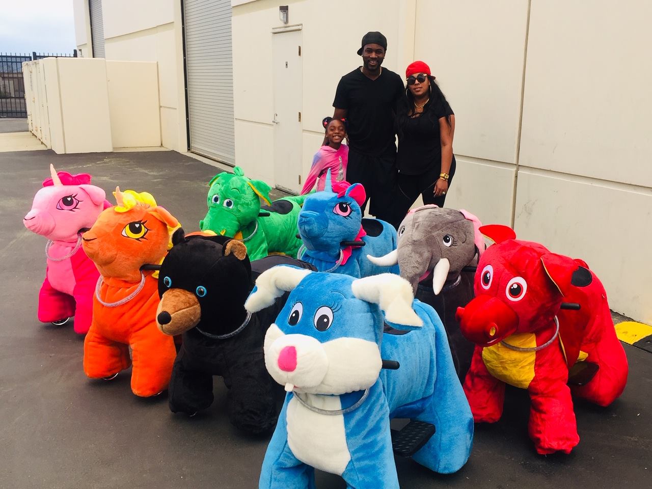 Giddy Up Rides - Visit these animals at Pacific View Mall...