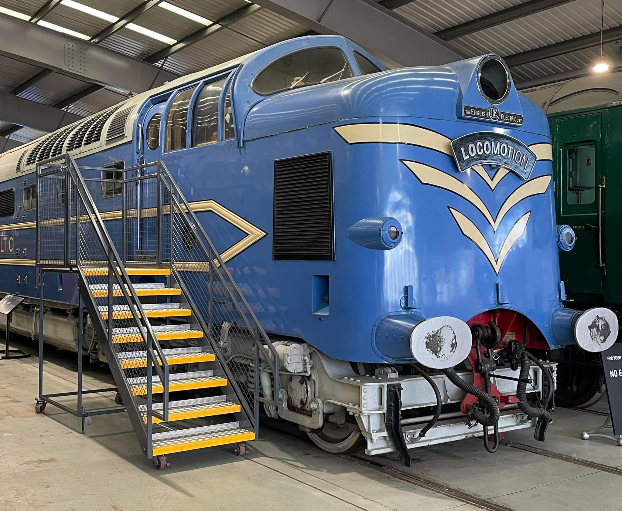 Adrian - This is a beautiful looking locomotive. It is the English ...