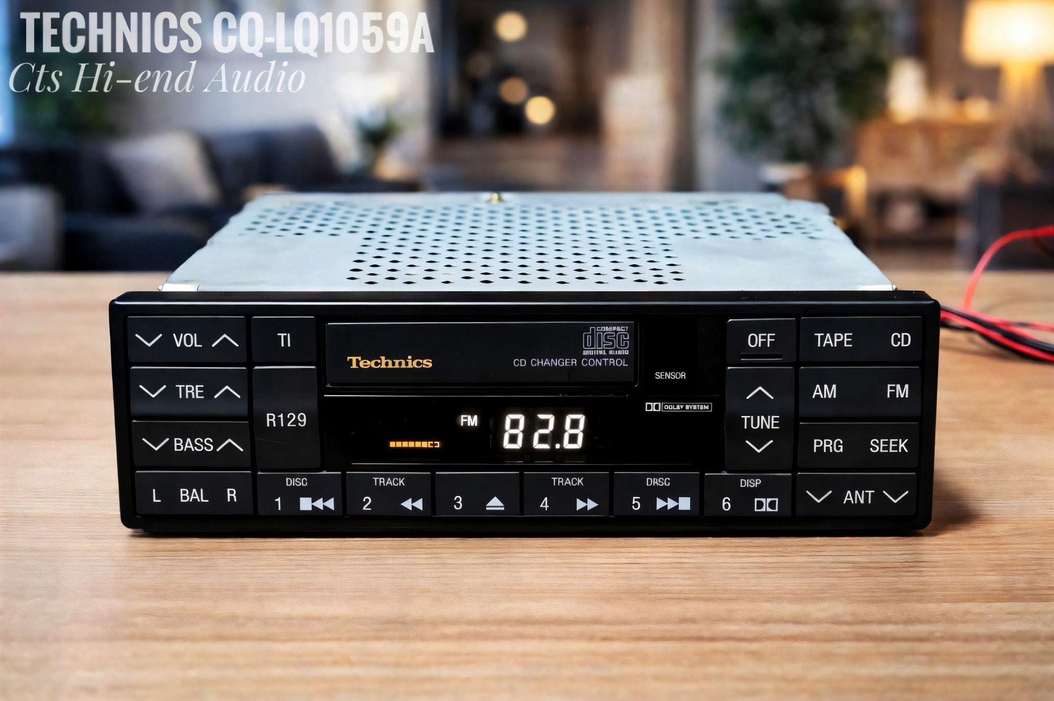Panasonic CQ-TX5500 vacuum tube car CD Player and CQ VX 5500K