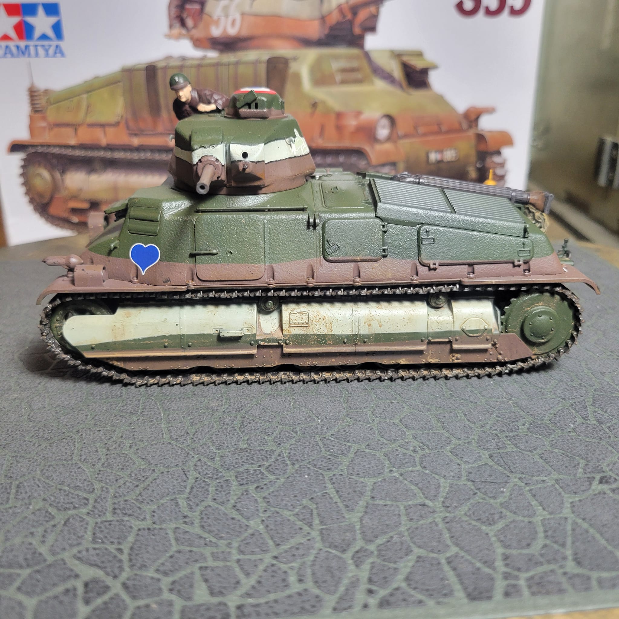 TAMIYA MM344 WW2 French Medium Tank Somua S35 1/35 Miniatures Series
