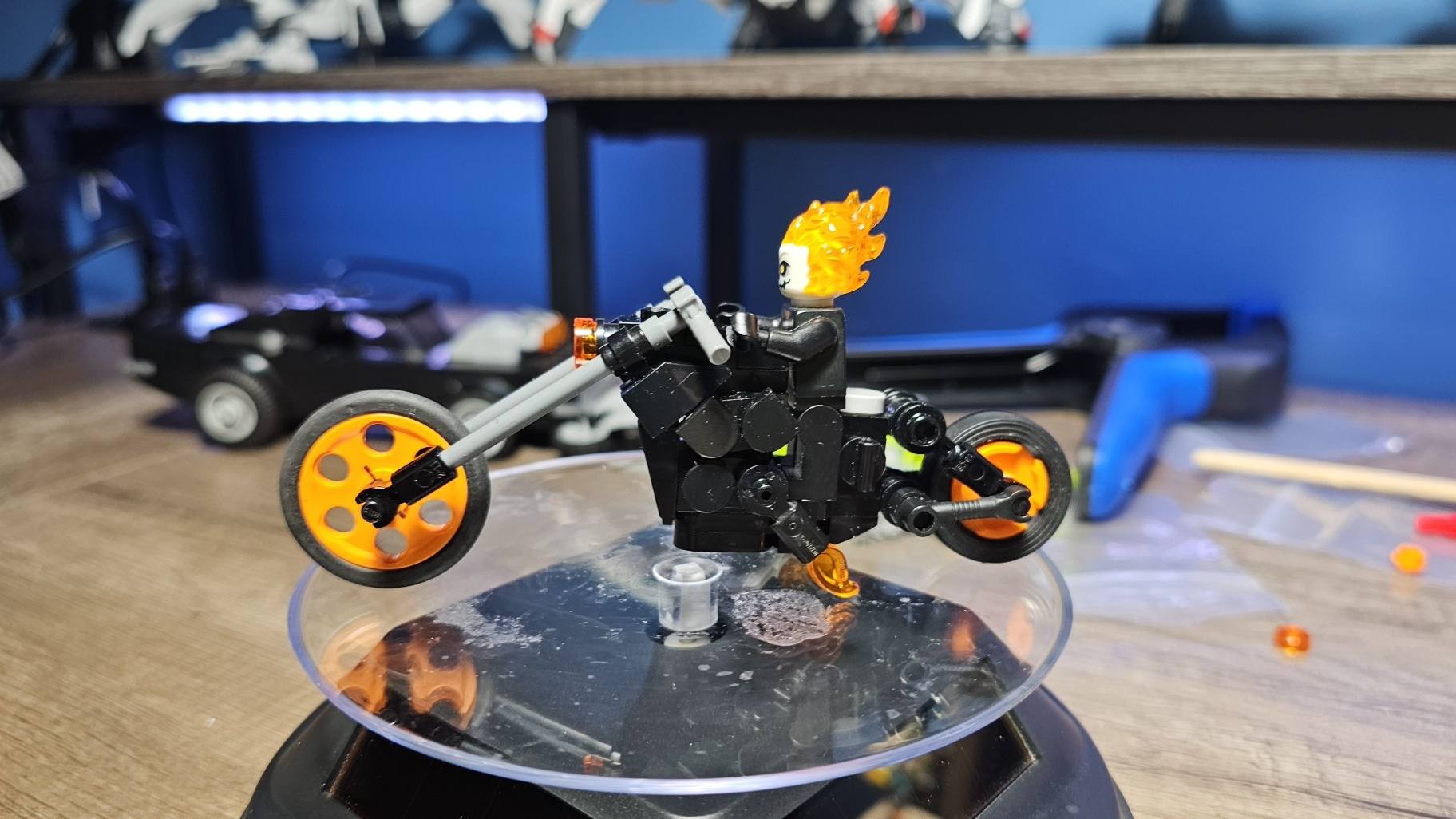 Lego minifig scale hellcycle comparison