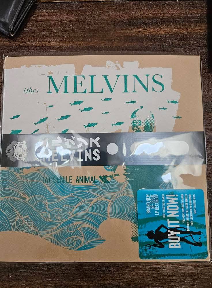 Melvins (A) Senile Animal signed vinyl record