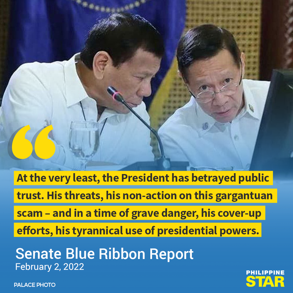 Philippine Star - The Senate Blue Ribbon committee has... | Facebook