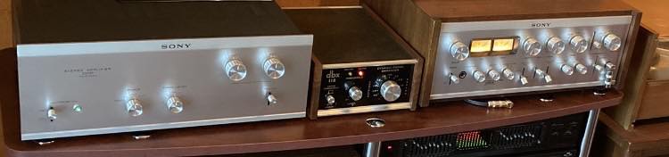 Sony TA-2000F preamp and TA-3200F power amp issues after storage