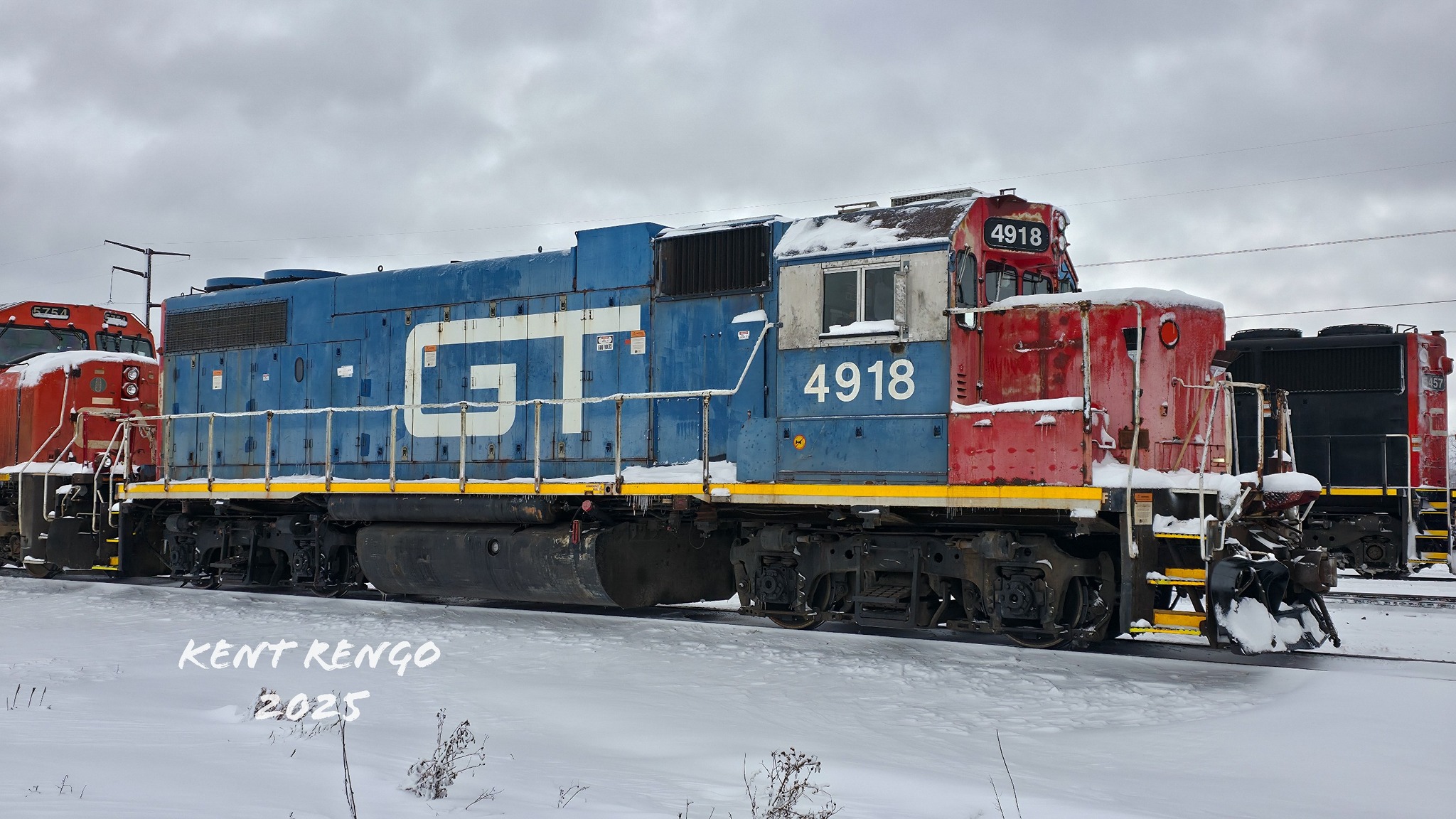 GT 4918 GP38-2 locomotive at Pokegama yard in Superior, WI