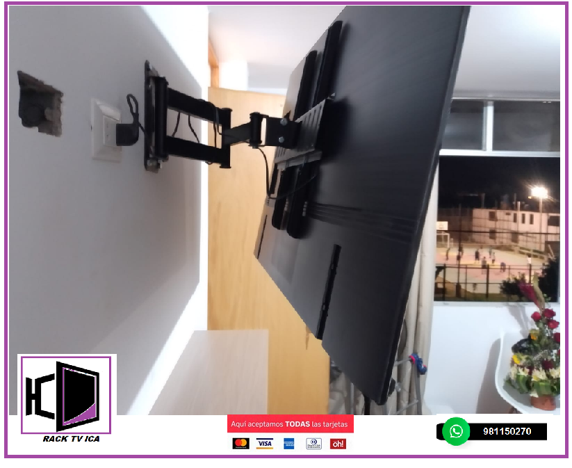 RACK TV ICA - 🟣RACK TV ICA / Instalacion TV de 55