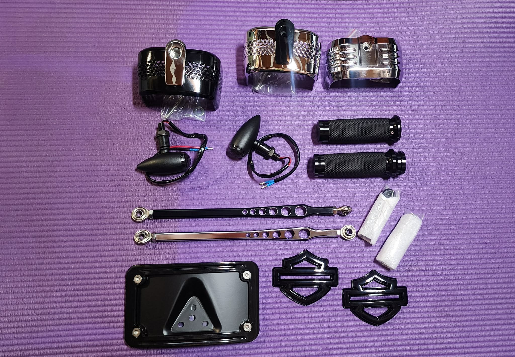 Motorcycle parts and specifications list