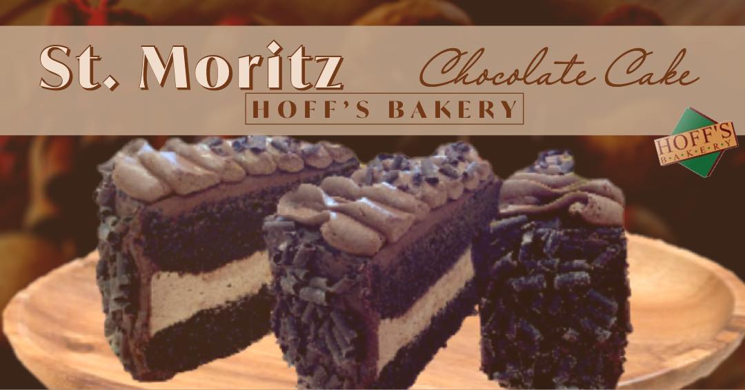 Hoff's Bakery St. Moritz Cake Two layers of chocolate... Facebook