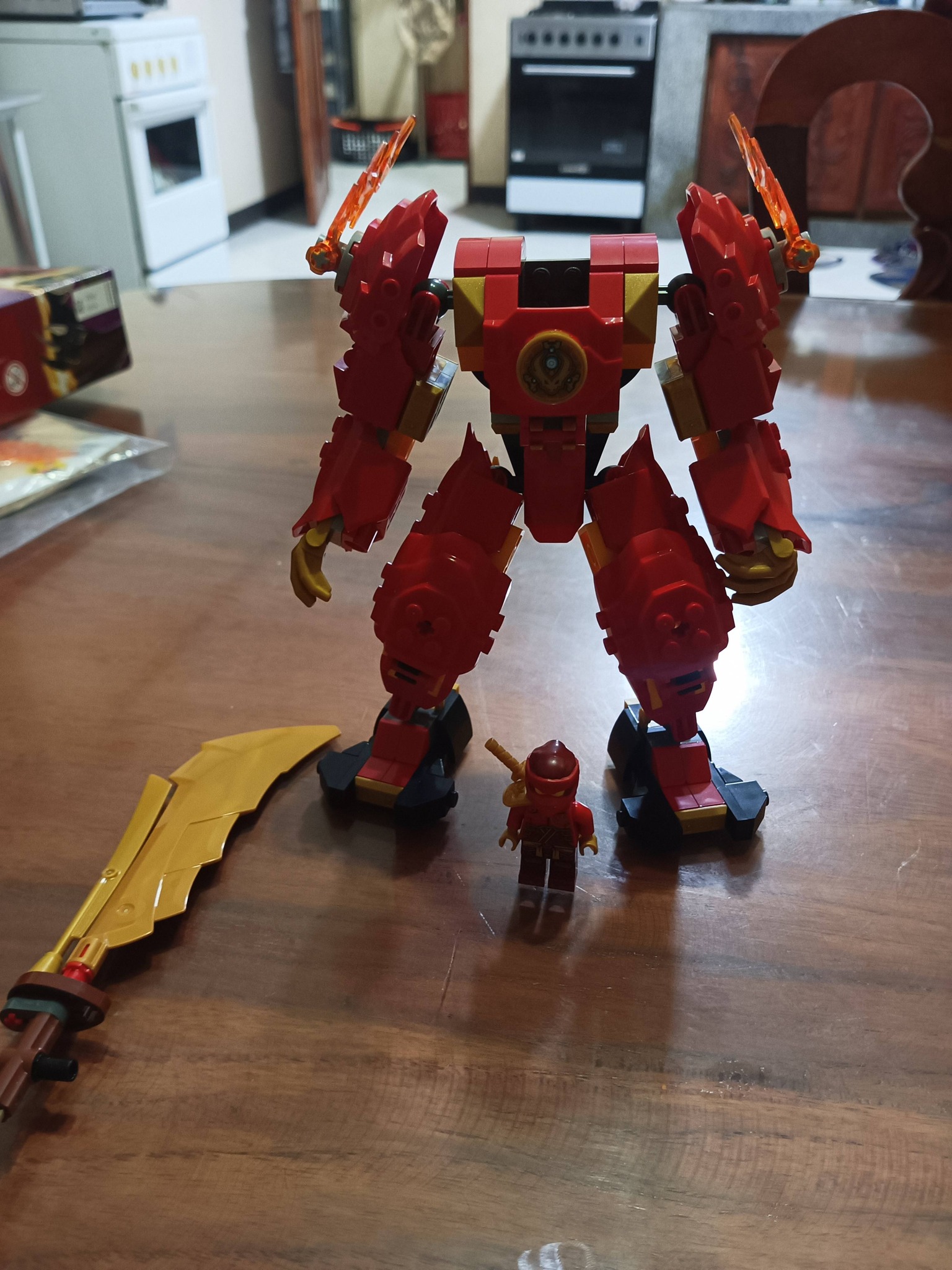 Authentic LEGO NINJAGO items for sale: Kai Mech Pilot, Zane Mech