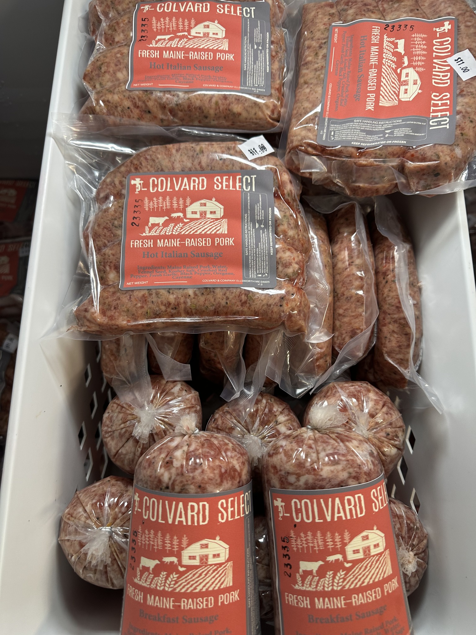 Colvard Sausages | Ellsworth ME