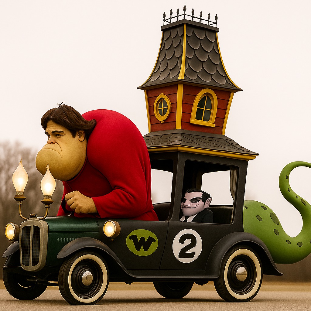 AI automotive art | Wacky Races Creepy Coupe. | Facebook