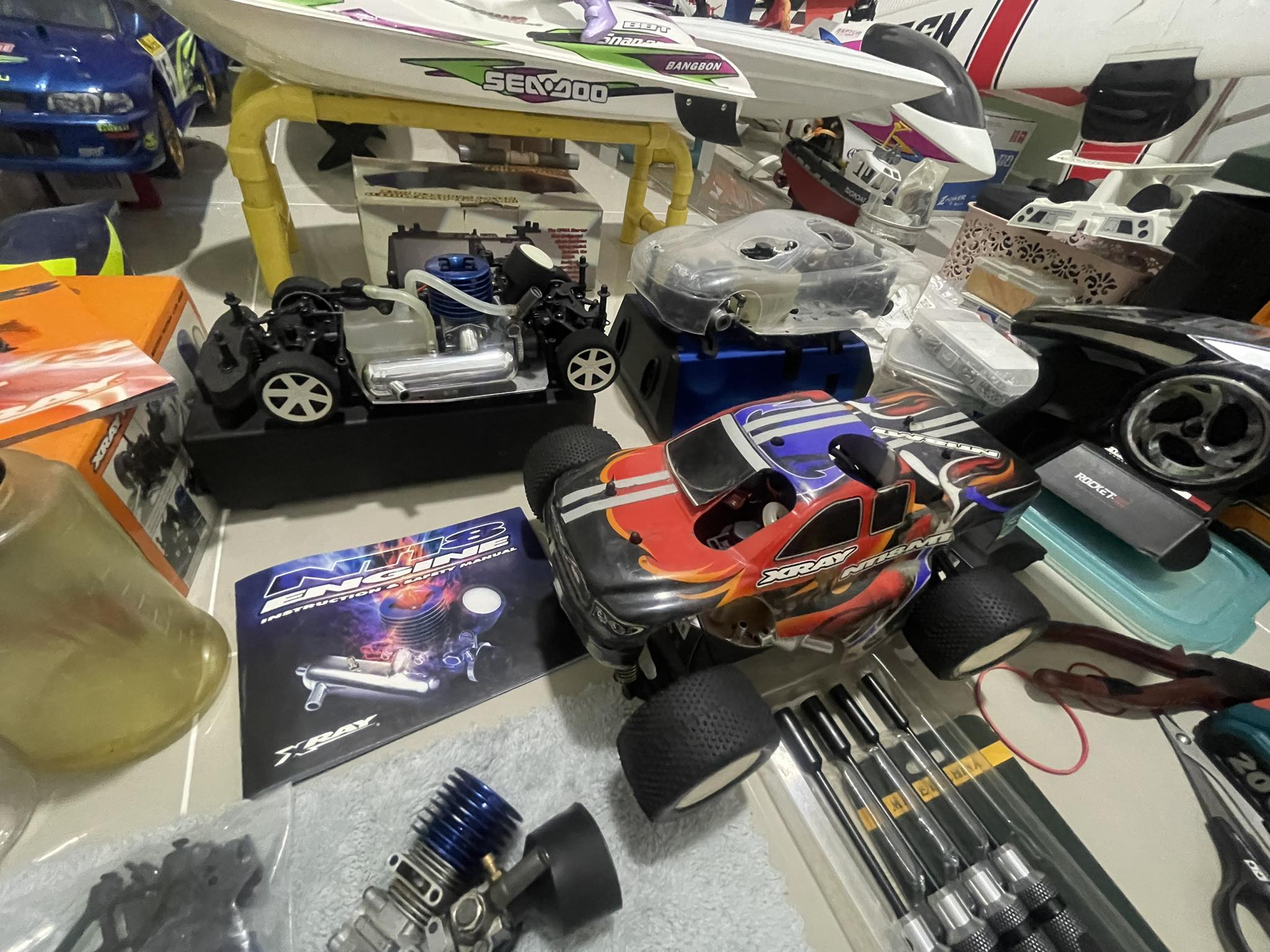 🔥Xray NT18MT Conversion to NT18T modifi 🇹🇭🙏🏻 #Rc nitro 1/18