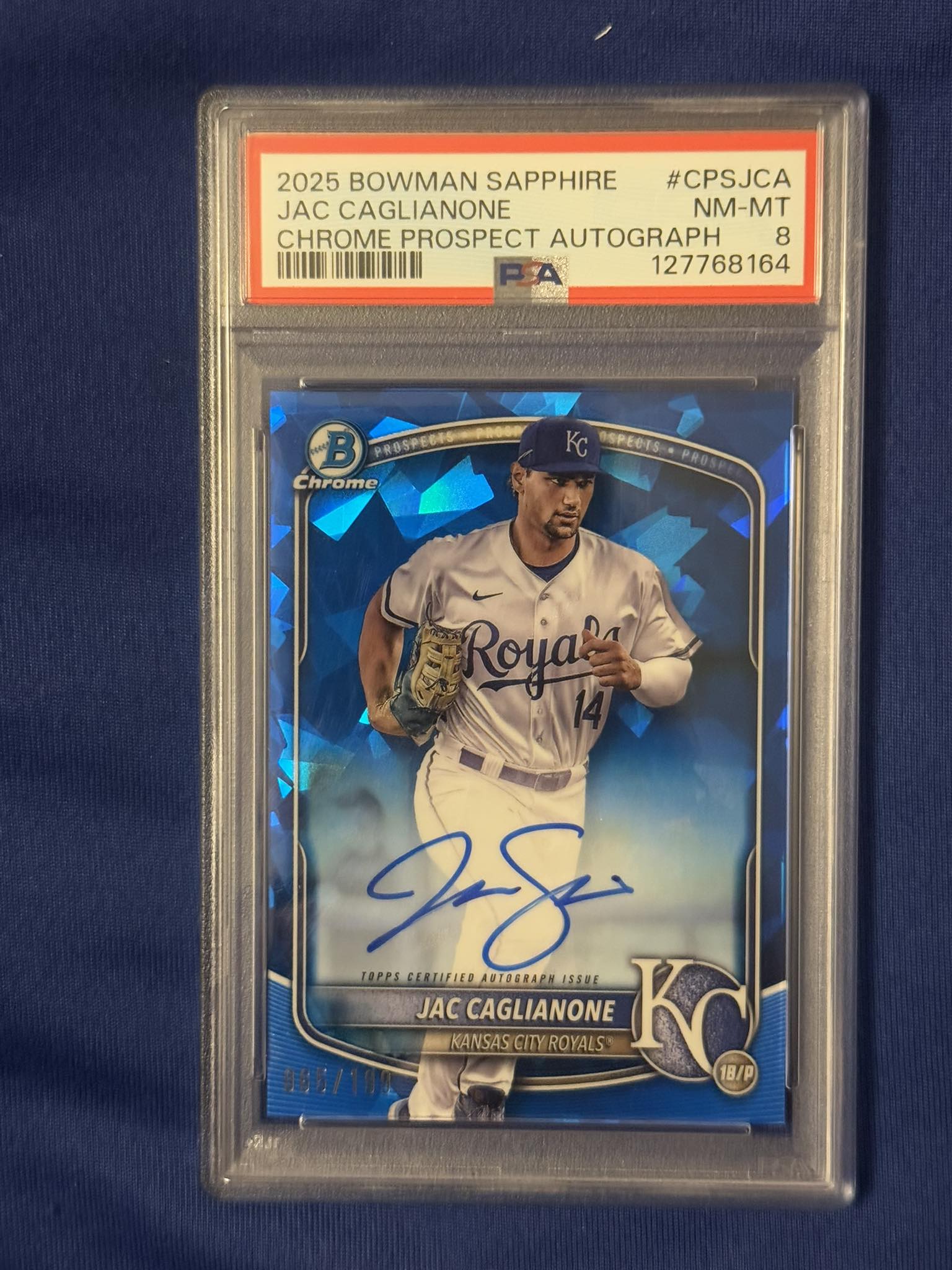 2026 Topps Series 1 Jac Caglianone RC Team Logo Variation SSP 