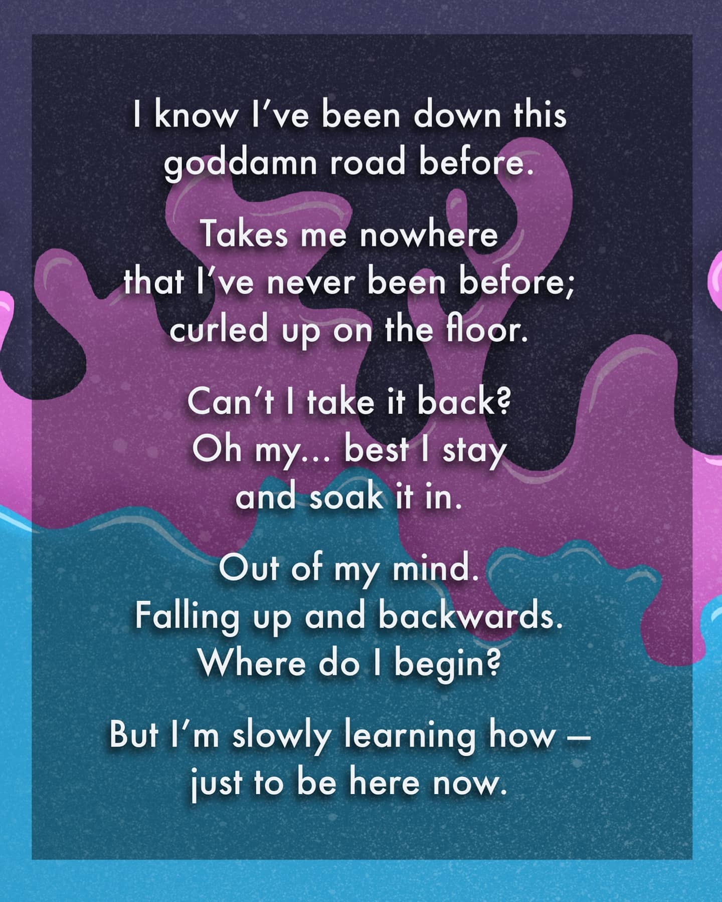 Peej The Lyrics To My New Song Be Here Now Inspired By My Tendency To Sulk In My Regrets Or Worry About My Future Listen To It Now On Spotify Each time it comes it eats me alive i try to behave but it eats me alive so i declare a holiday fall asleep, drift away. facebook