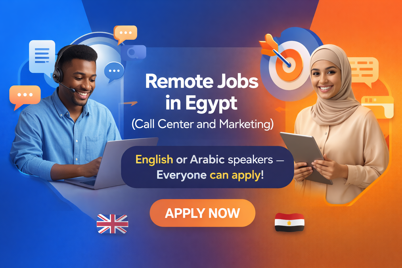 Remote Jobs in Egypt (call center and marketing) | Facebook