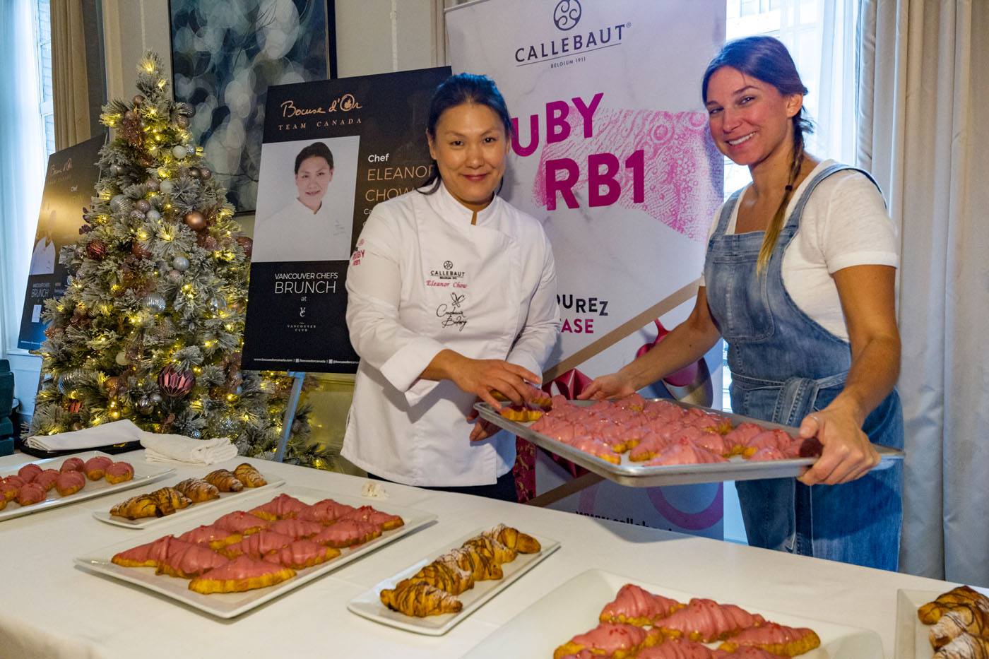 Chefs Canada - Ruby RB1 chocolate croissants & dark chocolate ...
