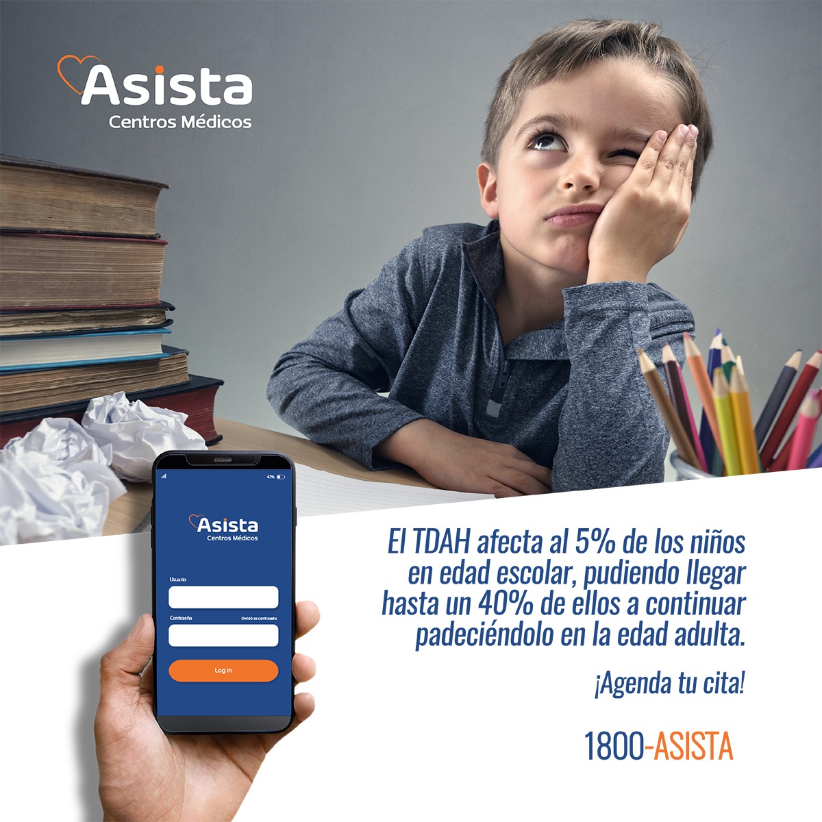 ¿Qué es el TDAH? El trastorno por... - Asista Centros Médicos