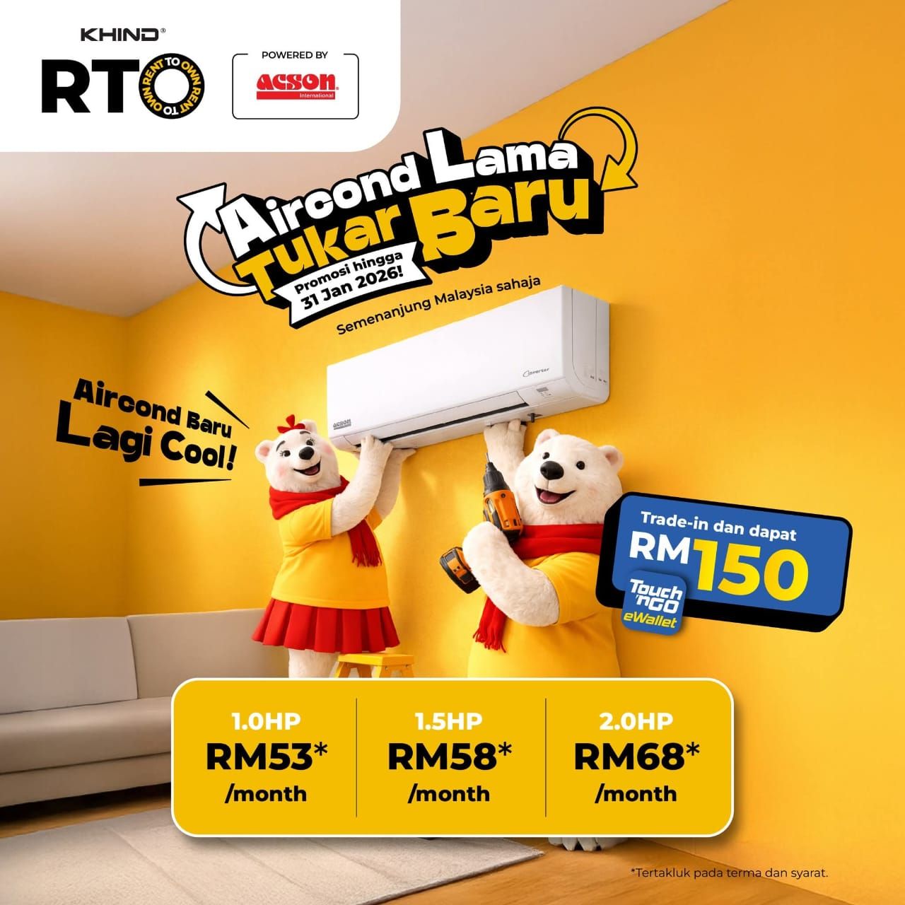 Pojie - Aircond rosak lagi? Panggil technician lagi? Bayar duit baiki ...