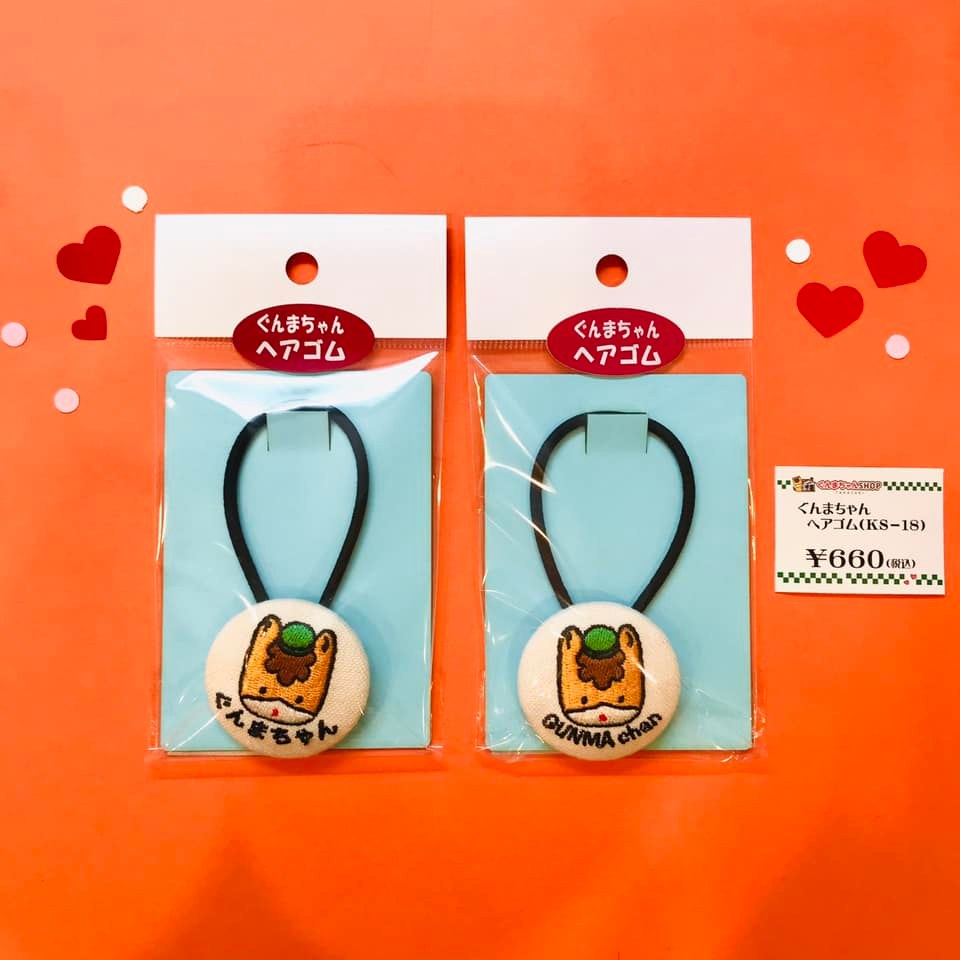 ⭐️オススメ商品のご紹介⭐️. . ぐんまちゃんヘアゴム ¥660(税込