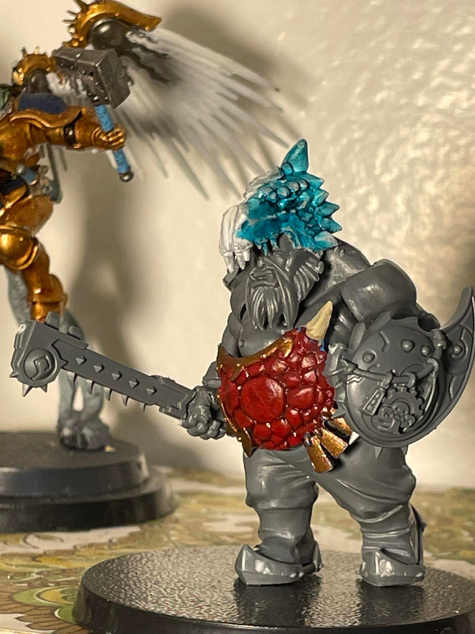 Ogre and Kroxigor conversion ideas for Seraphon army