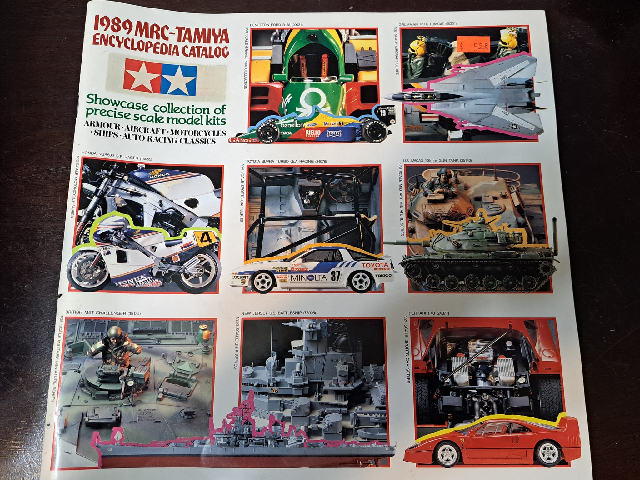 Vintage 1989 Tamiya catalog found at yard sale