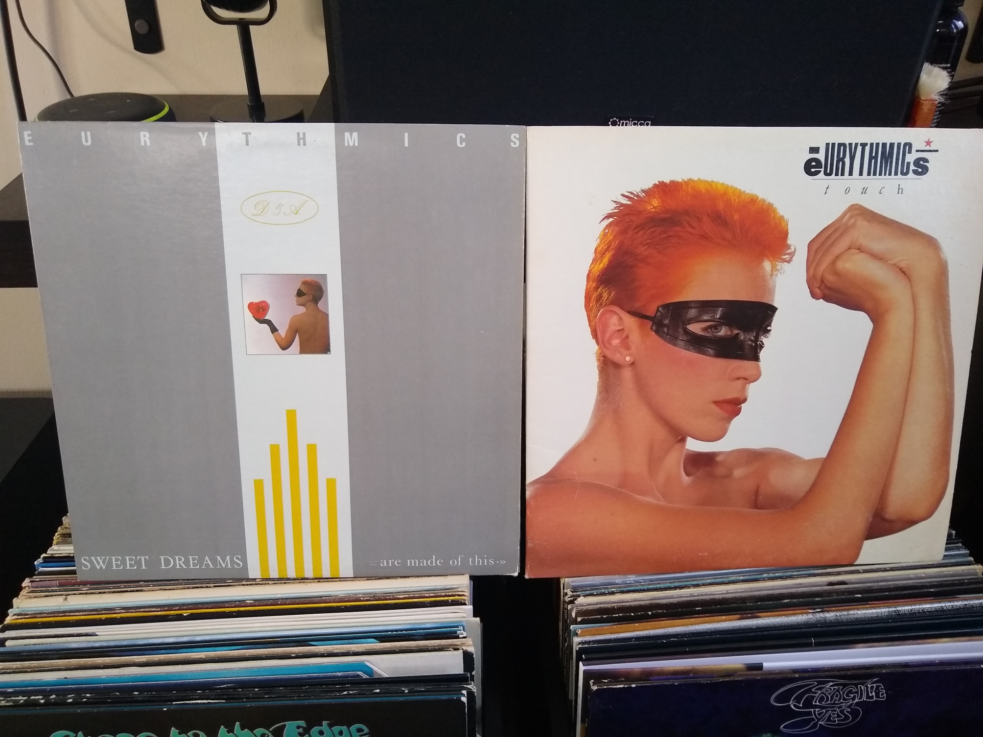Eurythmics Eurythmics Touch W. EUROPE盤 西ドイツ初期プレス LP