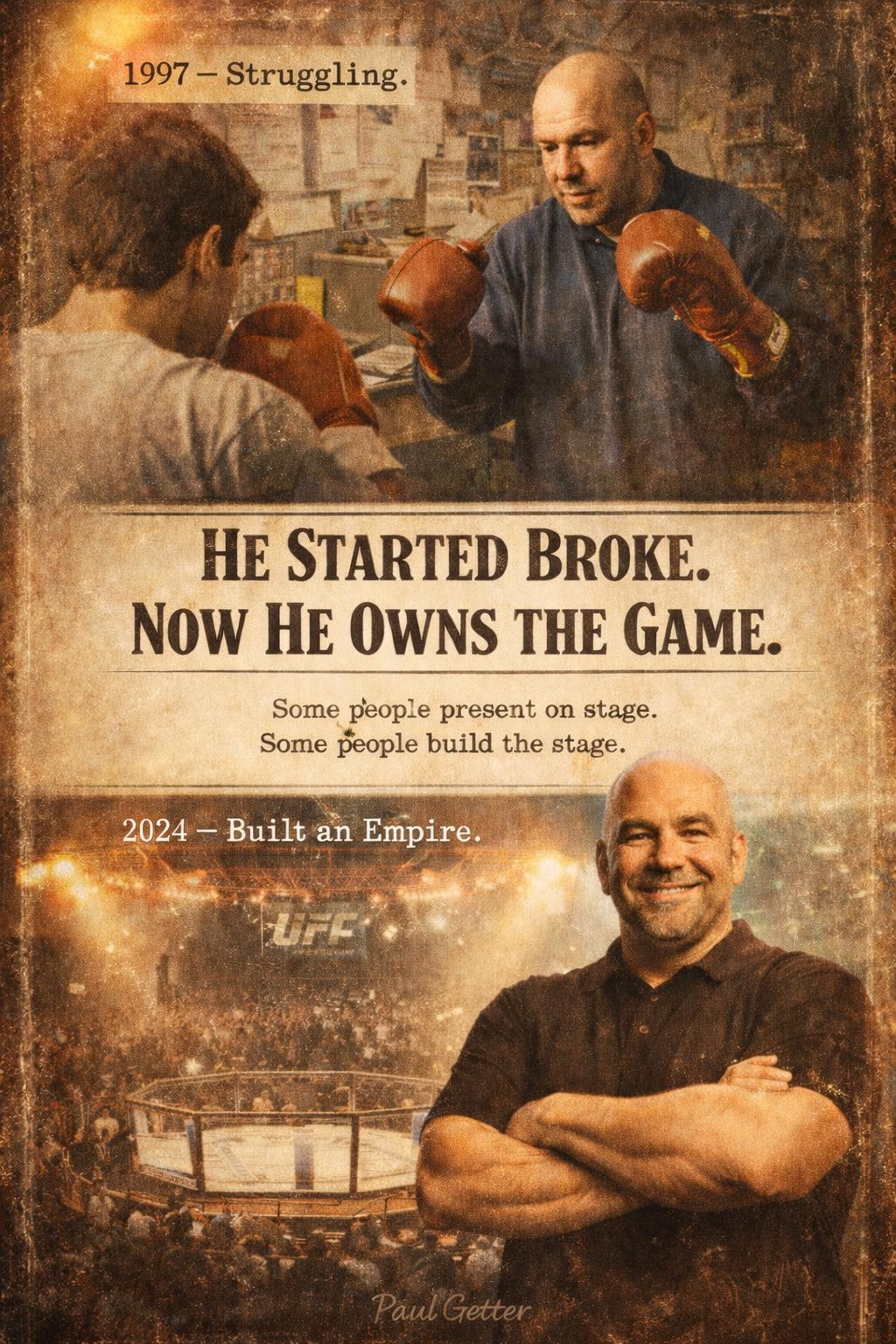 Paul Getter - 🥊 He was so broke he couldn’t afford to... | Facebook