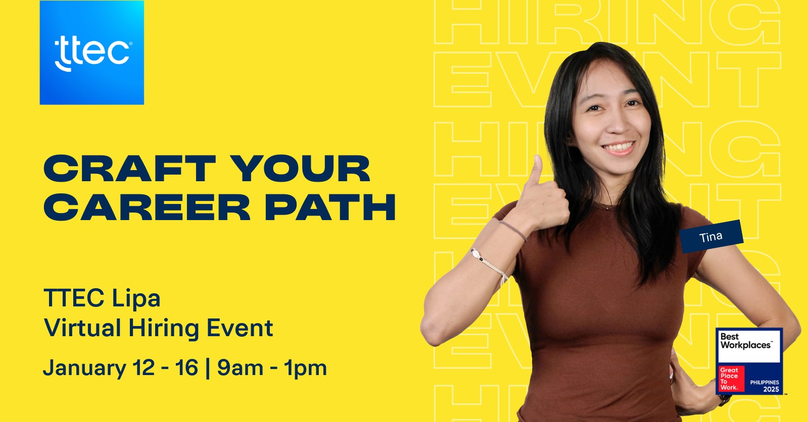 TTEC Lipa Virtual Recruitment