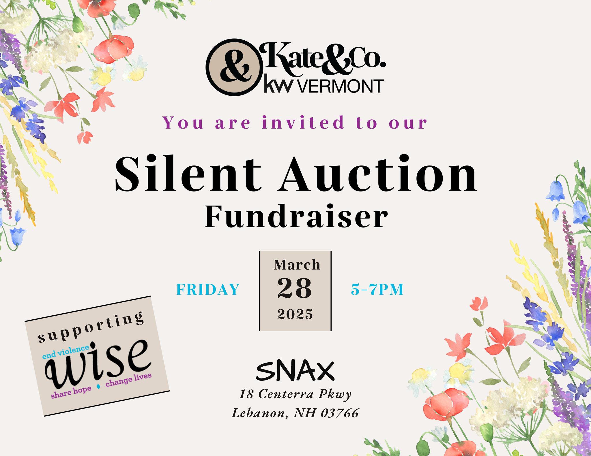 Spring Silent Auction Fundraiser
