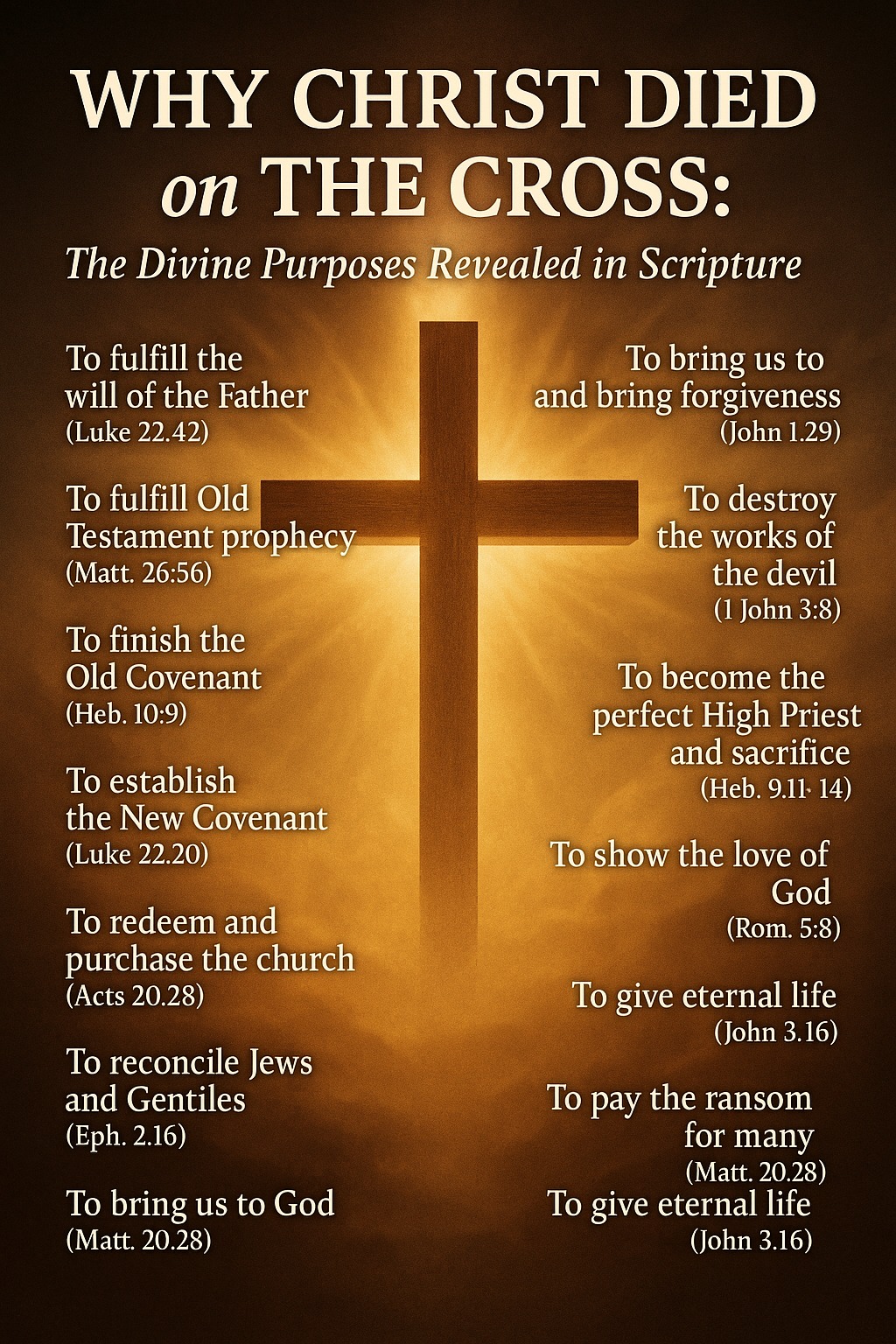 Rickley - “WHY CHRIST DIED ON THE CROSS: The Divine Purposes Revealed ...